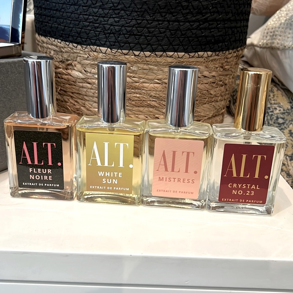 ALT. Fragrances (4 scents) brand new bottles